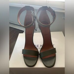 Givenchy Retra suede-trimmed leather sandals